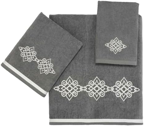 Avanti Linens Riverview Nickel Hand Towel Set
