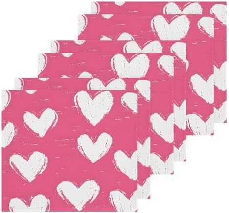 Xigua White Heart Fast Drying Washcloth Set