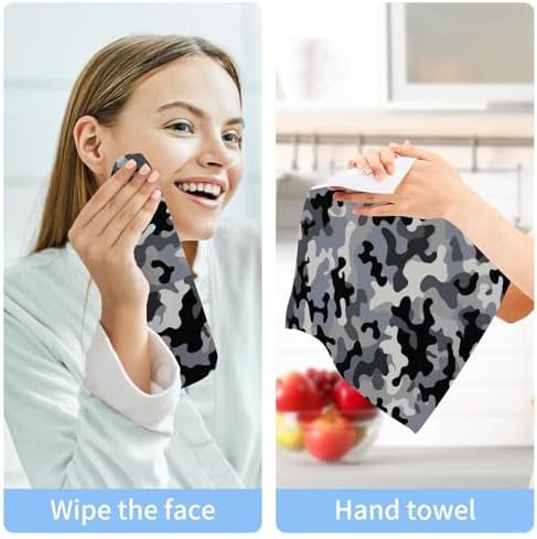 Camo Soft Washcloth Set for Babies