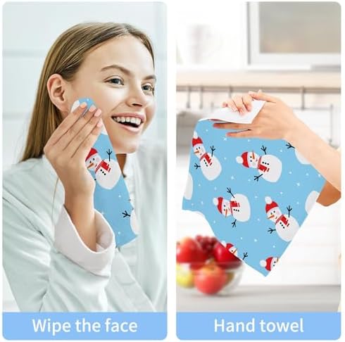 Xigua Christmas Snowman Washcloth Set