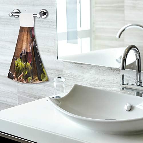 Durable Wooden Grape Towels Retro Kitchen Decor Engagement Set