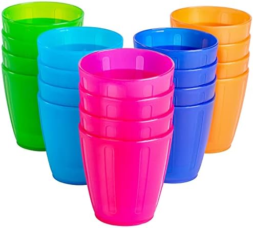 Fun Multicolor Plastic Cups for Kids