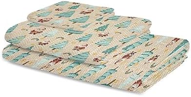 3-Piece Bath Towel Set for Home Kitchen