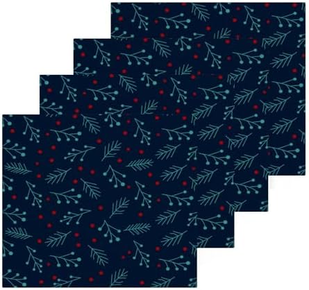 Festival-Worthy Soft Absorbent 12x12 Christmas Washcloth Set