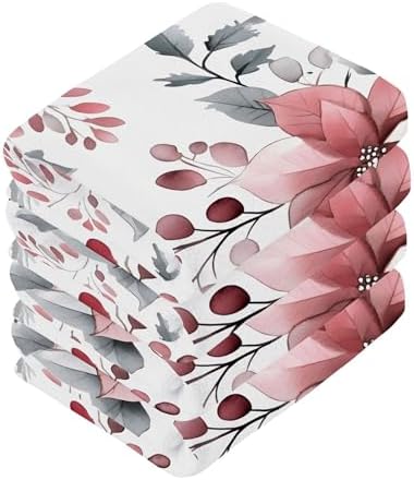 Xigua Watercolor Greenery Washcloth Set