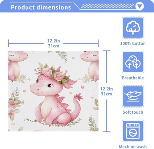Cute Dragon Washcloth Set for Bath Kitchen More
