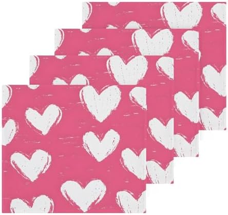 Xigua White Heart Fast Drying Washcloth Set