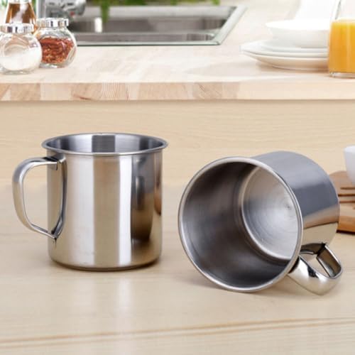 Kichvoe 2-Piece Stainless Steel Tumblers Lightweight Portable for Kids