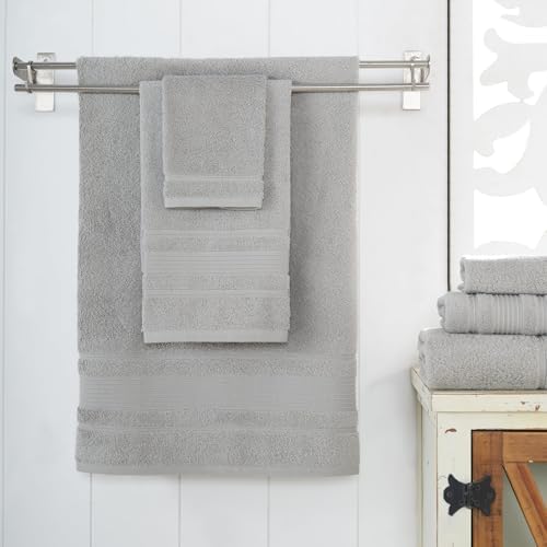 Ephesos Custom Monogrammed Grey Towel Set - 3 Piece