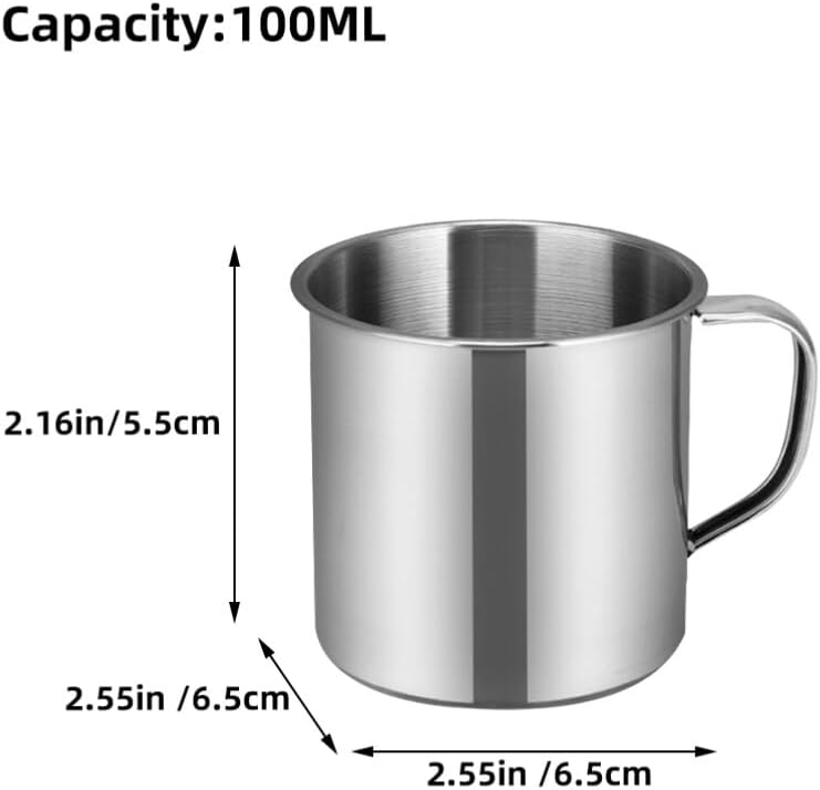 Kichvoe 2-Piece Stainless Steel Tumblers Lightweight Portable for Kids