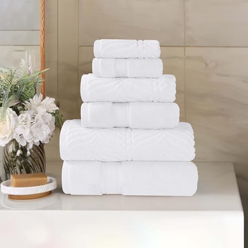 Premium Cotton Chevron Towels Set
