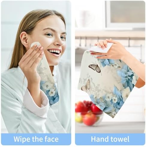 Sturdy Baby Washcloth Set 12x12 inch Soft Absorbent for Faces Hands