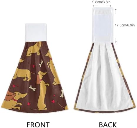 Cute Absorbent Quick-Dry Kitchen Hanging Hand Towels
