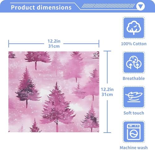 Xigua Winter Trees Washcloth Set