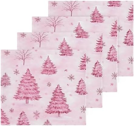 Xigua Christmas Washcloth Set - 12x12 Absorbent Towels for Home Kitchen Use