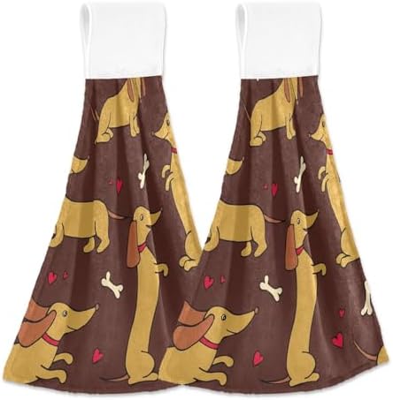 Cute Absorbent Quick-Dry Kitchen Hanging Hand Towels
