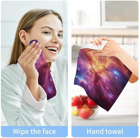 Vibrant Design Durable Washcloth Set for Fast Dry Face and Body Use
