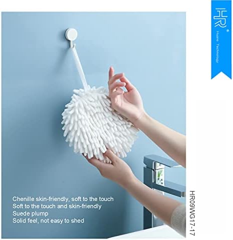 HR Huare Technology Fuzzy Ball Hand Towel 2Pack