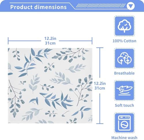 Xigua 12x12 Fast Drying Washcloth Set - 2-12 Pieces Multi-Purpose