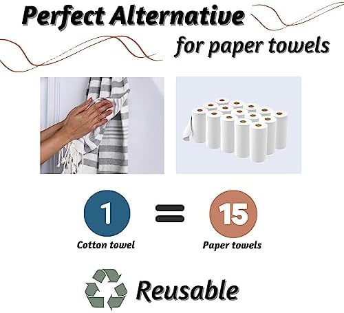 Folkulture Gray Hand Towels Set of 2 with Tassel
