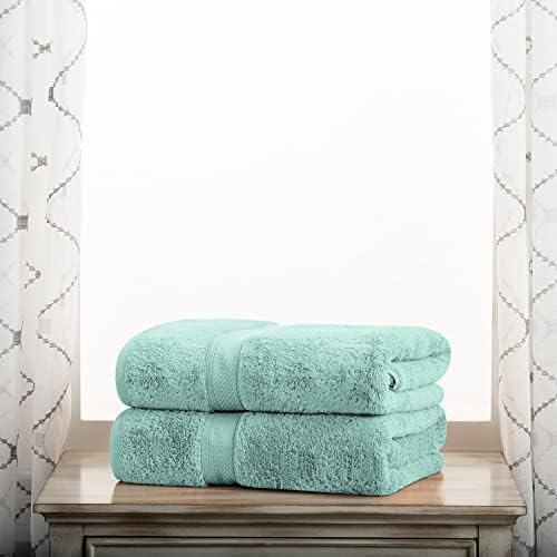 Superior Luxury Egyptian Cotton Pile Bath Towels Set Ultra Soft Plush