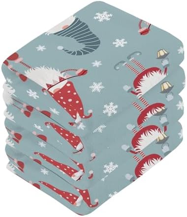 Xigua Christmas Gnome Washcloth Set