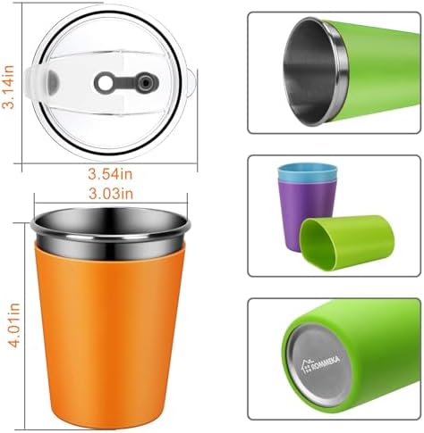 Sturdy 12oz Cup Set for Kids with Transferable Design