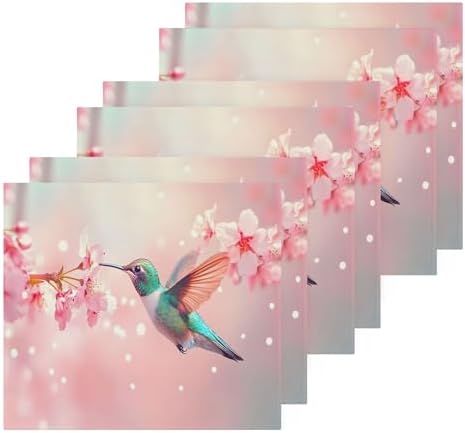 Colorful Hummingbird Washcloth Set
