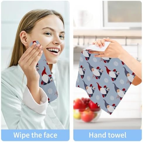 Christmas Gnome Washcloth Set 2 Pack