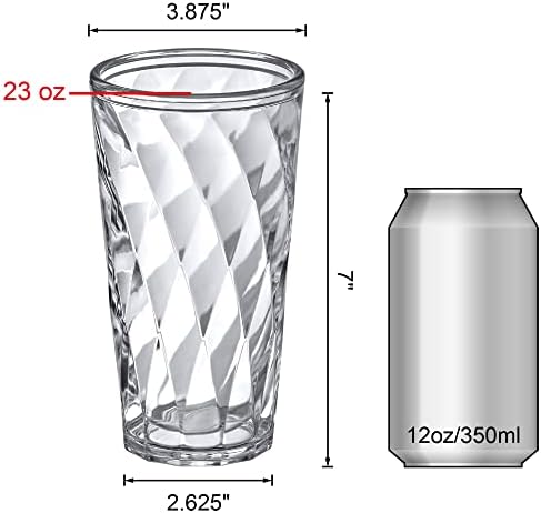 Stay Cool with Amazing Abbys 22-Ounce Tumblers Set of 4