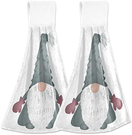 Winter Gnomes Hand Towel with Loop 2 Pack