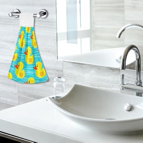Hanging bath towels with loops - Ultra-absorbent soft multiPurpose bath towel set