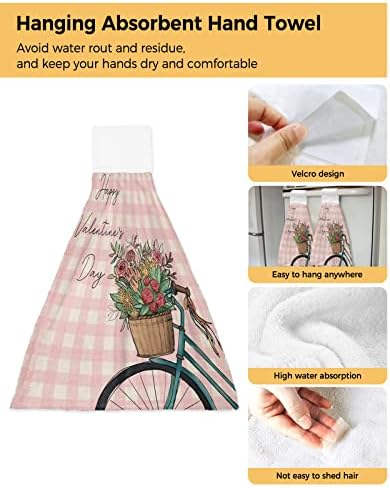 Hand Tie Towel Set Rose Pink Gingham