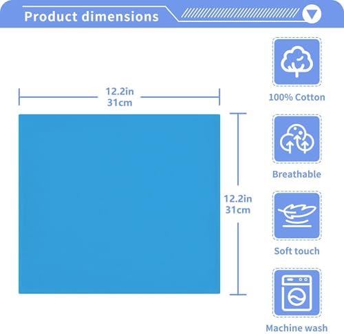 FJDENG Ultra-Quality 2-Pack Washcloths for Bathroom Gym and Home