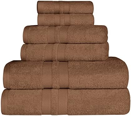 Superior Ultra-Soft 6-Piece Cotton Towel Set