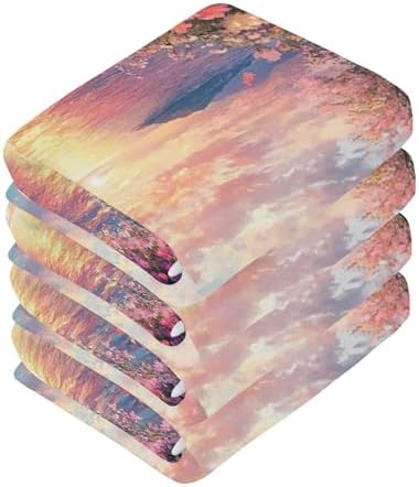 Xigua Sun Setting Washcloth Set - Absorbent Multi-Functional