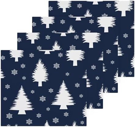 Xigua Christmas Trees Washcloths Set of 2 12x12 Inch 1