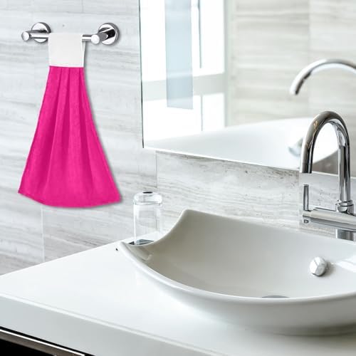 RPLIFE Rose Kitchen Towels 2 Pack Soft and Absorbent