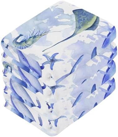 Sturdy 12x12 Inch Washcloths for Fast Drying Multiple Uses
