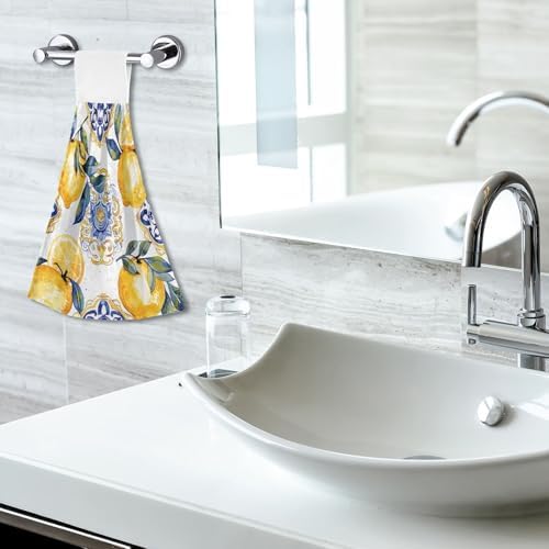 Bathroom Towel with Hanging Loop