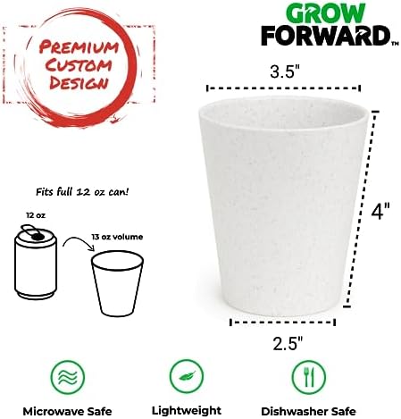 Grow Forward Premium Wheat Straw Cups - 13 20 oz