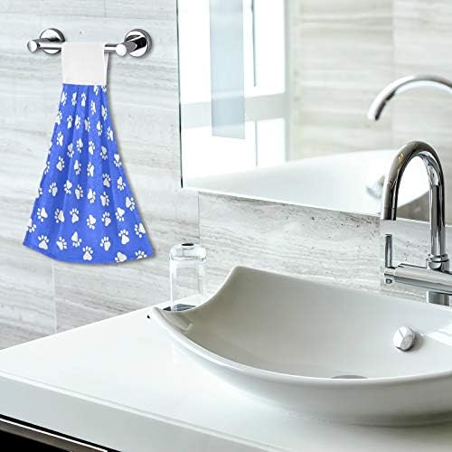 AUUXVA Cute Dog Cat Paw Print Towels 2 Pack 1