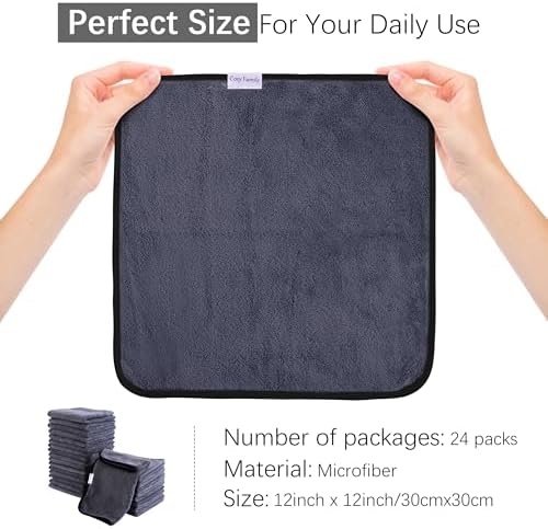 Cosy Family 24-Pack Washcloths