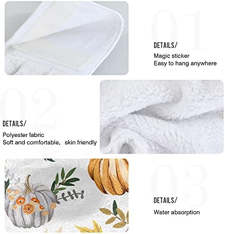 Maple Leaves Autumn Kitchen Hanging Hand Towels 2 PCS