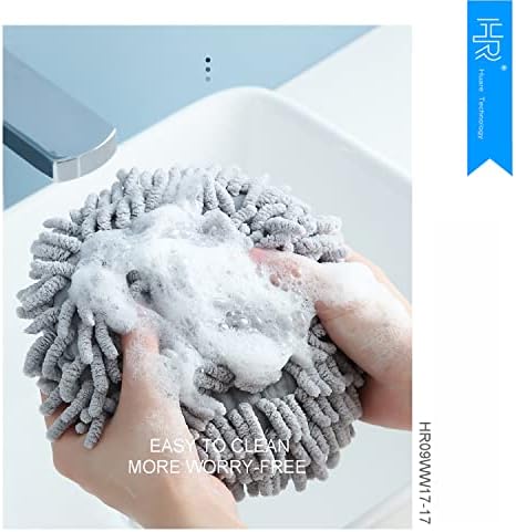HR Huare Technology Fuzzy Ball Hand Towel 2Pack