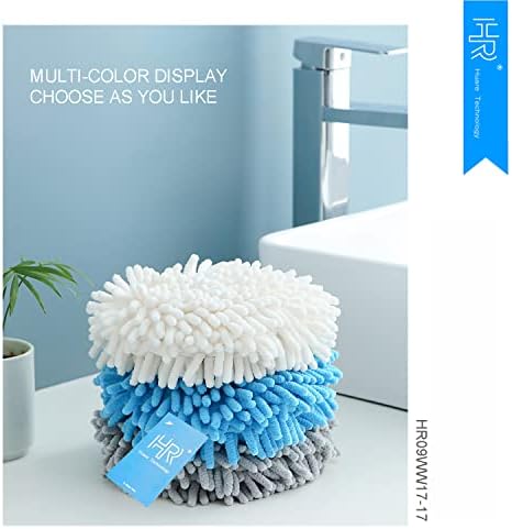 HR Huare Technology Fuzzy Ball Hand Towel 2Pack