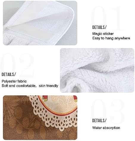 Red Dala Hand Towels Set