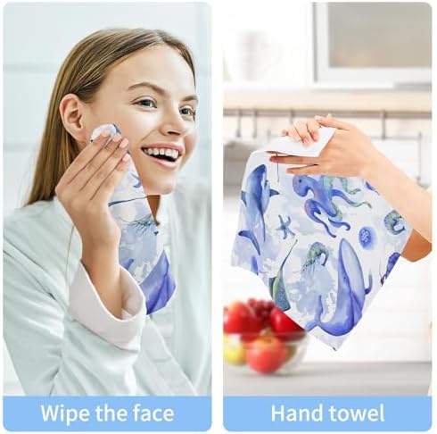 Sturdy 12x12 Inch Washcloths for Fast Drying Multiple Uses