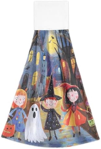 Halloween Halloween Kids Bath Towels with Loops