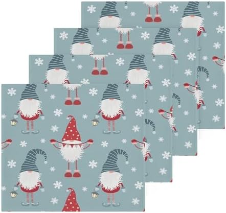 Xigua Christmas Gnome Washcloth Set